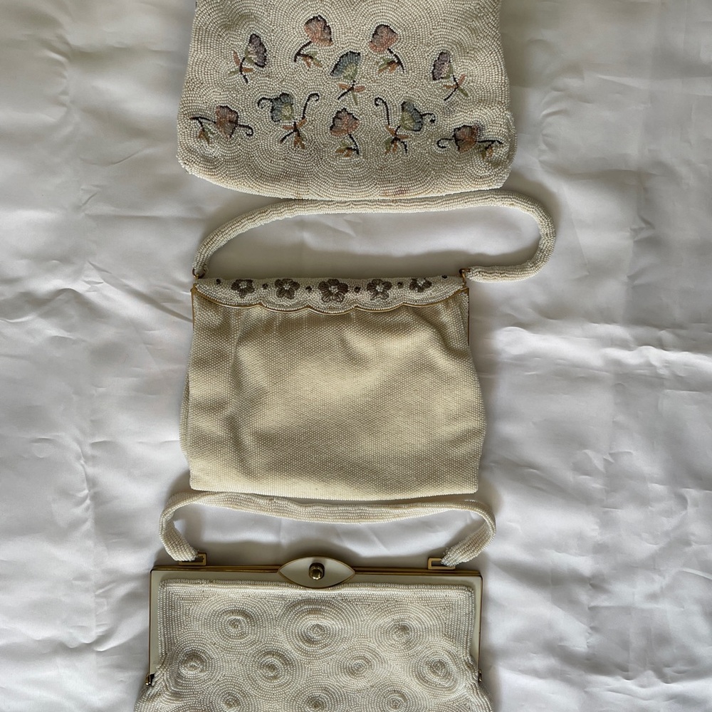 Vintage Handmade beaded bags